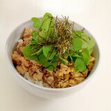 親子そぼろ丼